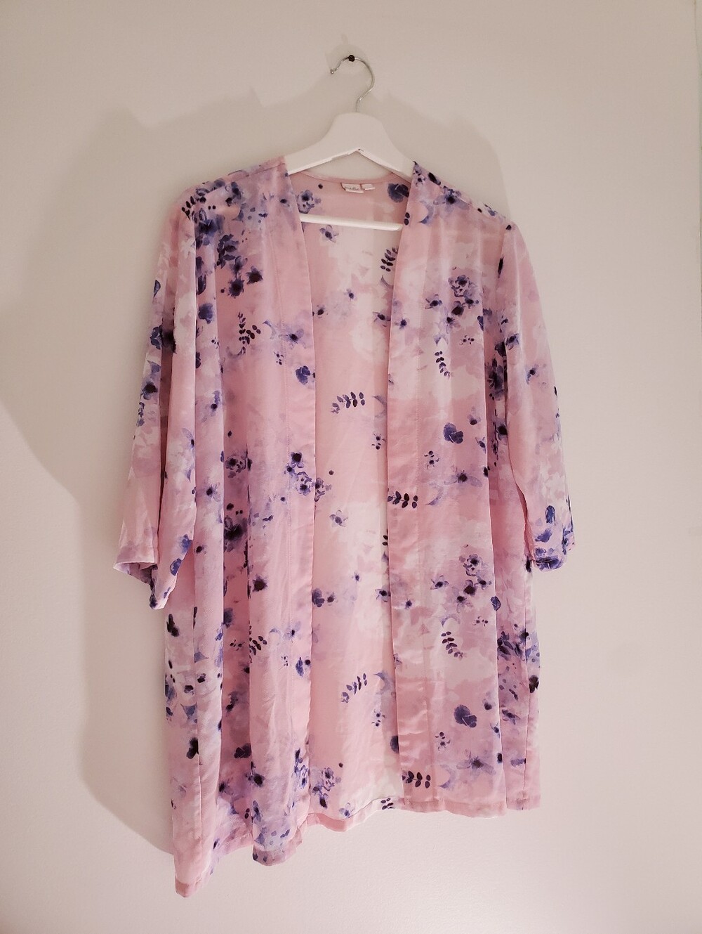 twik Floral Open Cardigan
